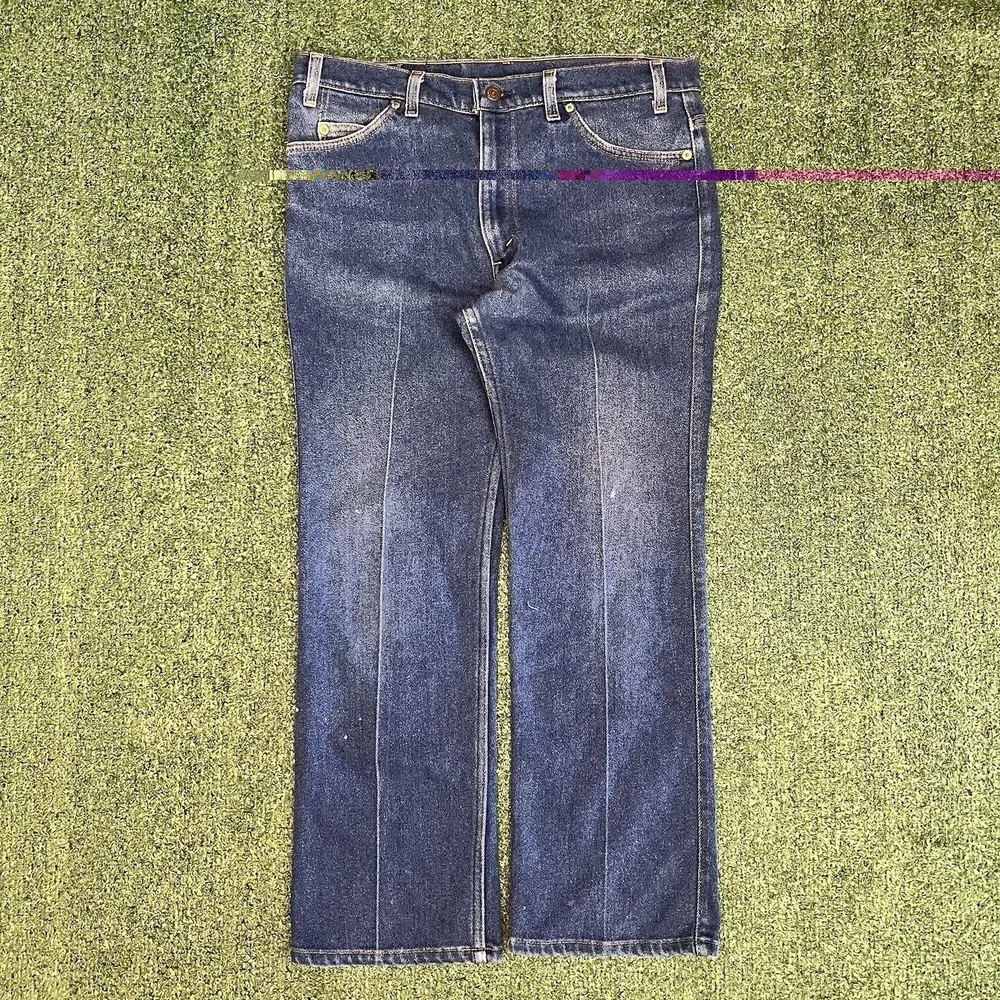 Vintage Levis 517 Jeans 36x30 Bootcut Denim Orange Tab Jeans USA 35x27.5 Fit